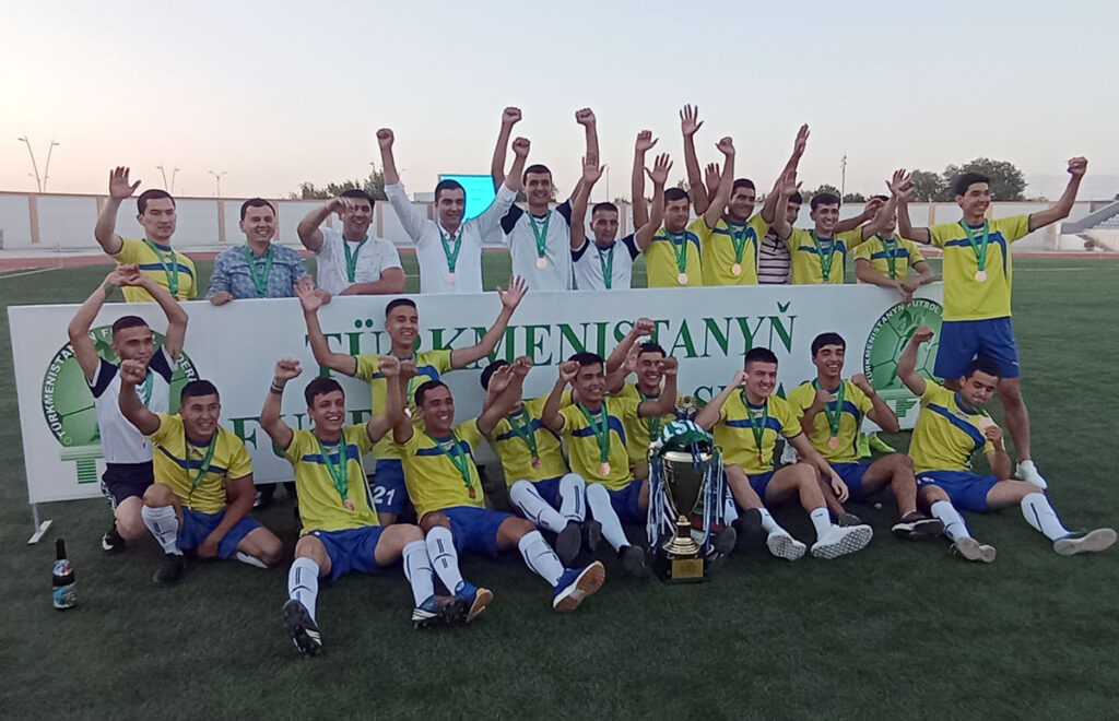 Команда «Дашогуз» выиграла Кубок Дашогузского велаята по футболу