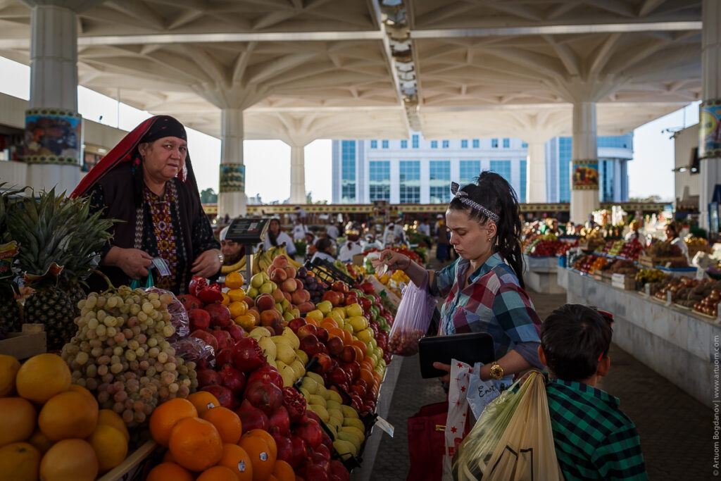В лучших традициях Центральной Азии. Туркменистан рынок