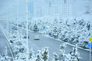 В Туркменистане – снег, в Узбекистане – морозы